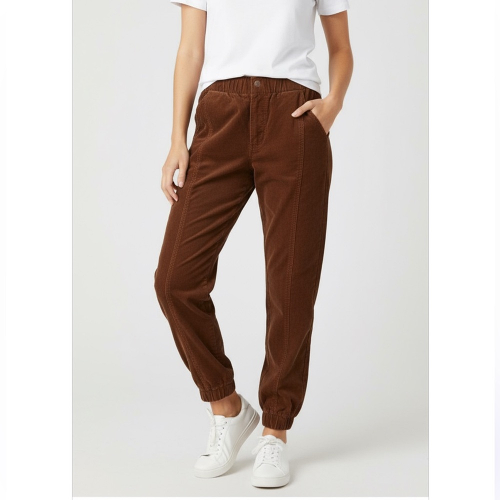 Forever 21 Brown Corduroy Jogger Pants